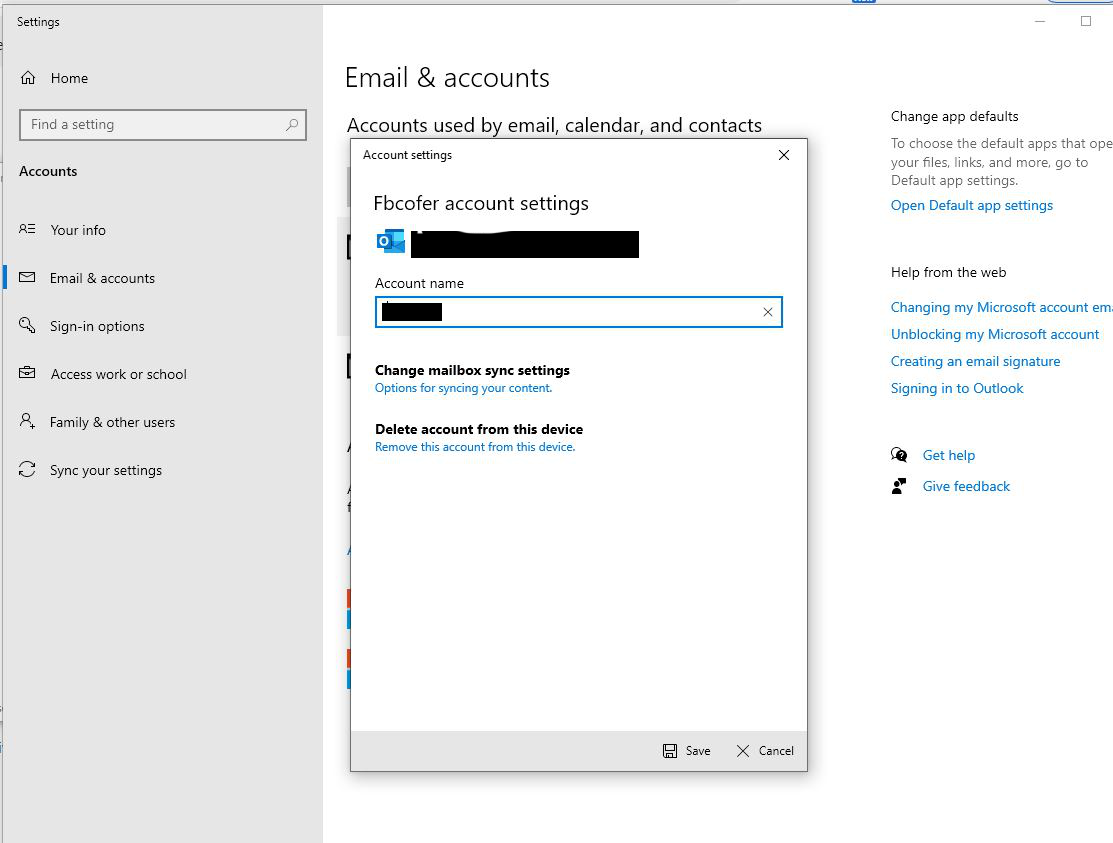 step 6 - email and accounts